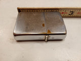 Vintage 1971 Plain Chrome Zippo Lighter – Working Condition NEW INSERT