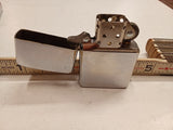 Vintage 1971 Plain Chrome Zippo Lighter – Working Condition NEW INSERT