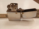 Vintage 1971 Plain Chrome Zippo Lighter – Working Condition NEW INSERT