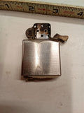 Vintage 1974 Zippo Chrome Windproof Pocket Lighter - Brushed Plain Made in USA