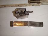 Vintage 1974 Zippo Chrome Windproof Pocket Lighter - Brushed Plain Made in USA