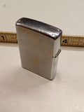 Vintage 1974 Zippo Chrome Windproof Pocket Lighter - Brushed Plain Made in USA