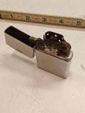 Vintage 1974 Zippo Chrome Windproof Pocket Lighter - Brushed Plain Made in USA