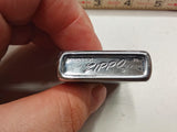 Vintage 1979 Zippo Chrome Windproof Pocket Lighter W/ Original Box - Brushed Fin