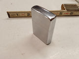 Vintage 1979 Zippo Chrome Windproof Pocket Lighter W/ Original Box - Brushed Fin
