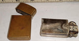 Vintage 1983 Zippo Slim Solid Brass Commemorative Lighter 1932-1983 Bradford PA