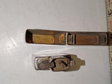 Vintage 1983 Zippo Slim Solid Brass Commemorative Lighter 1932-1983 Bradford PA