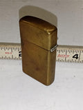 Vintage 1983 Zippo Slim Solid Brass Commemorative Lighter 1932-1983 Bradford PA