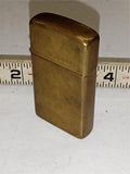 Vintage 1983 Zippo Slim Solid Brass Commemorative Lighter 1932-1983 Bradford PA