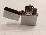 Vintage 1972 Zippo Lighter Standart Size Brushed Chrome 1-Slash Bottom Stamp