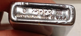 Vintage 1992 Zippo Lighter American Airlines Logo Brushed Chrome D VIII