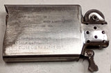 Vintage 1992 Zippo Lighter American Airlines Logo Brushed Chrome D VIII