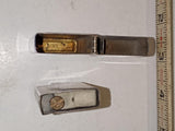 Vintage 1992 Zippo Lighter American Airlines Logo Brushed Chrome D VIII
