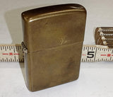 Vintage 1985 Zippo Lighter Regular Solid Brass Commemorative 1932-1985 Bradford