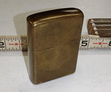 Vintage 1985 Zippo Lighter Regular Solid Brass Commemorative 1932-1985 Bradford