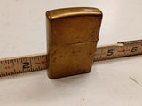Vintage 1996 Solid Brass Zippo Lighter Matched Case/Insert Made in USA