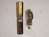 Vintage 1996 Solid Brass Zippo Lighter Matched Case/Insert Made in USA