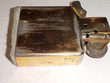 Vintage 1996 Solid Brass Zippo Lighter Matched Case/Insert Made in USA