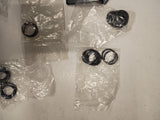 Harley Davidson OEM Black Frame Hole Plug Kit Metal Tool Rubber Rings 58758-93