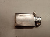 1978 Vintage Zippo Lighter Chrome Pinstripe Cross Hatch Engraved FRANK USA