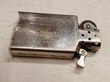 Vintage 1975 Zippo Slim Lighter Chrome INCLUDES Original 1975 Insert + 1999 Guts