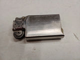 Vintage 1977 Zippo Slim Lighter Chrome Crosshatch Blank / Pinstripe 5-Slash