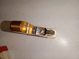 NOS Vintage 1950s Bowers Storm Master Lighter Calvert Extra Whiskey Gold Mint Bo