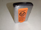 2003 NOS Zippo Harley Davidson Lighter Brushed Chrome No 1 Logo Orange Seal