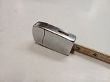 Discontinued Zippo BLU Satin Chrome Blue Flame Lighter & Tin 2007