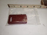 Vintage1985 Zippo Slim Lighter Maroon/Burgundy Matte Powder Coat Bradford PA USA