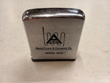 Vintage Zippo Rule Tape Measure Akron Crane & Conveyor Co Ohio 6ft Pocket Tool
