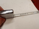 Vintage Zippo Rule Tape Measure Akron Crane & Conveyor Co Ohio 6ft Pocket Tool