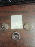 Harley Davidson Front Fork Stem Bolt Caps Plated Set 46129-98B Dyna Sportster