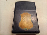Vintage 2005 Zippo Lighter Harley-Davidson  Shield Emblem Matte Blue Worked