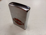 Vintage 1997 Zippo Lighter Harley-Davidson Bar & Shield Chrome Tin Sloppy Hinge