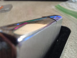 Vintage 1997 Zippo Lighter Harley-Davidson Bar & Shield Chrome Tin Sloppy Hinge