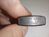 Vintage 1933 Match King Striker Lighter Chicago USA Art Deco Scottie Dog Terrier