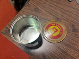 Vintage Quaker State Wheel Bearing Lubricant 1lb Tin Can Plastic Lid