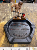 vtg cast iron advertising Cigar Cigarett Antique ashtray Emmaus Foundry Machine