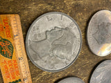 Vtg 3" Indian Oversize Coins Collectible Lot Mercury Dime Eisenhower Bicenten US