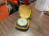 Vintage Made In Germany Westclox Travel Alarm Clock Mechanical 3X3