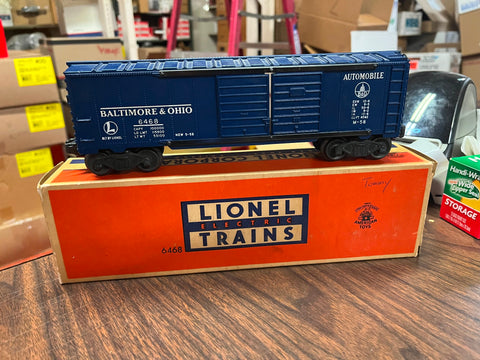 VTG Lionel O gauge B & O Automobile Car 6-6468 (1953-1958) with box