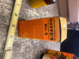 Vtg Hoppe's No. 9 Nitro Powder Solvent 2oz Glass Orig Box Gun Cleaning Oil can