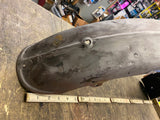 Vtg Ribbed Rear Fender Ariel Square Four Chopper Old Skool Triumph Bsa Norton #2