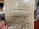 Vtg Antique Original 1889 Pittsburgh Allegheny & Manchester Company Shares Paper