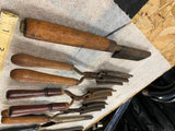 Vtg Hair Crimper Hand Tools Curling Iron Antique Stylist Barber Salon 1890's 20'