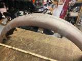 Vtg Ribbed Rear Fender Ariel Square Four Chopper Old Skool Triumph Bsa Norton #2