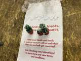 Dickens Collectables Topiary Pine Tree Grove Hand Painted Christmas Miniature Di