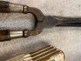 Vtg Hair Crimper Hand Tools Curling Iron Antique Stylist Barber Salon 1890's 20'
