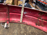 Vtg Ribbed Rear Fender Ariel Square Four Chopper Old Skool Triumph Bsa Enfield H